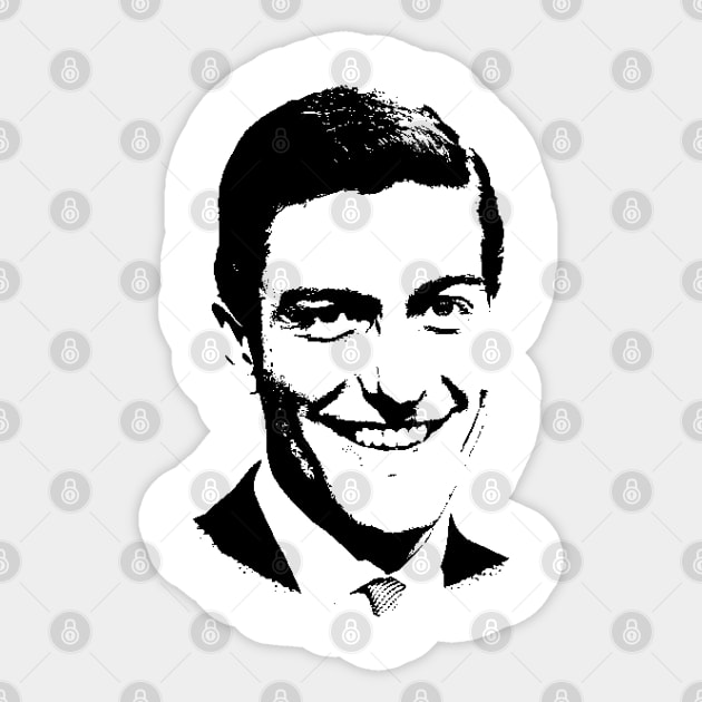 Dick Van Dyke Pop Art Portrait Sticker by phatvo